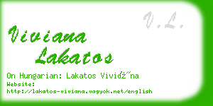 viviana lakatos business card
